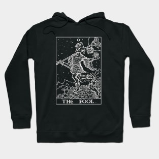 The Fool Tarot Card - Gothic Court Jester Hoodie